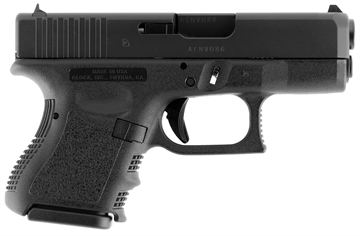 Picture of Glock G27 Gen3 Sub-Compact Frame 40 S&W 9+1, 3.43" Black Polygonal Rifled Barrel, Black Cerakote Serrated Steel Slide & Polymer Frame, USA Made UI2750201