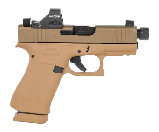 Picture of Glock UX4350204NR15ORNINO2 G43X 9mm Luger 15+1 3.41" Steel Serrated Slide Ambidextrous