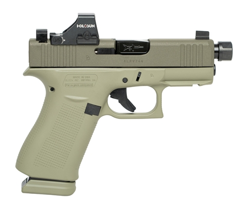 Picture of Glock UX4350204NR15ORNINO2G G43X 9mm Luger 15+1 3.41" Steel Serrated Slide Ambidextrous