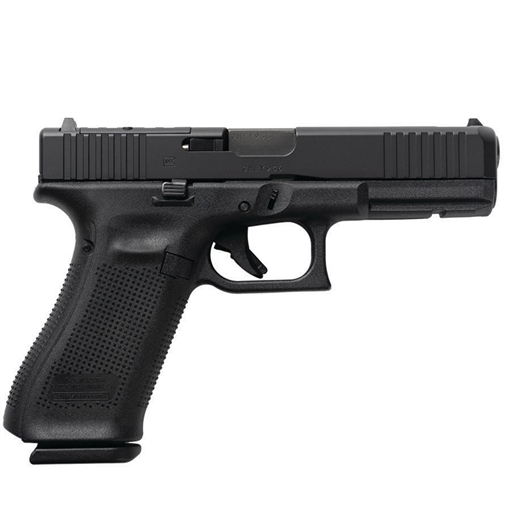 Picture of Glock V-Series Model 17 Handgun 9mm Luger 17rd Magazines (3) 4.5" Ported Barrel RMR Black Cerakote Austria PV1750203 MODBLKP