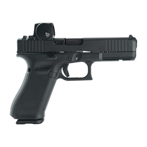 Picture of Glock V-Series Model 17 Handgun 9mm Luger 17rd Magazines (3) 4.5" Barrel Vortex Defender Black Cerakote Austria PV1750203 MODDFEND