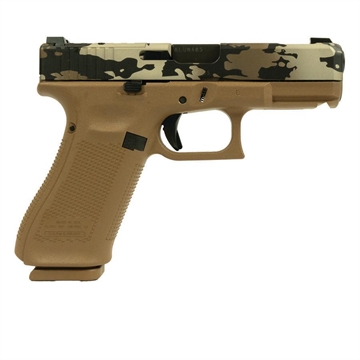 Picture of Glock V-Series Model 19x OR Camo Handgun 9mm Luger 17rd Magazines (3) 4.02" Ported Barrel Glock Night Sights UV1950703X MODCAMMOR