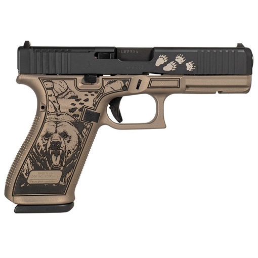 Picture of Glock V-Series Model 20 "Bear" Handgun 10mm Auto 15rd Magazines (3) 4.61" Ported Barrel US Made UV2050203MOS MODPTBEAR