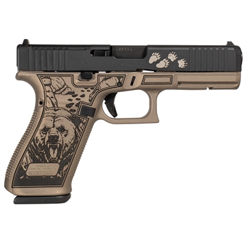 Picture of Glock V-Series Model 20 "Bear" Handgun 10mm Auto 15rd Magazines (3) 4.61" Ported Barrel US Made UV2050203MOS MODPTBEAR