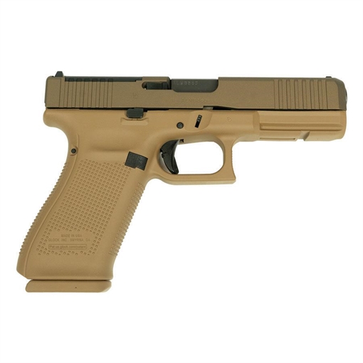 Picture of Glock V-Series Model 20 Handgun 10mm Auto 15rd Magazines (3) 4.61" Ported Barrel FDE Cerakote US Made UV2050203MOS MODPTFDE