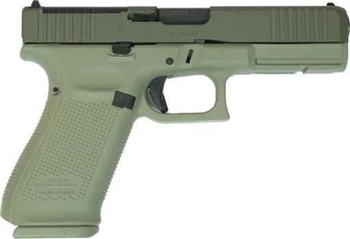 Picture of Glock V-Series Model 20 Handgun 10mm Auto 15rd Magazines (3) 4.61" Ported Barrel ODG Cerakote US Made UV2050203MOS MODPTODG