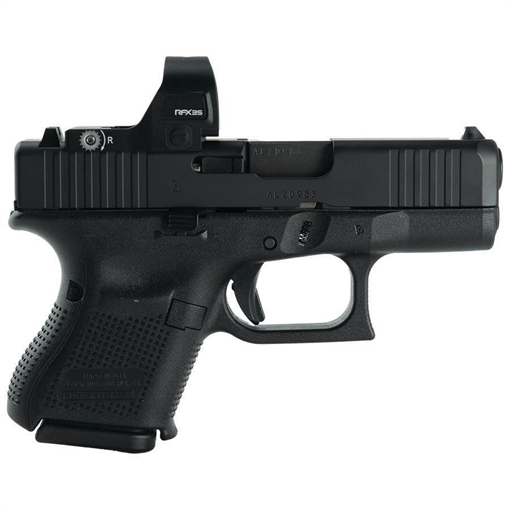 Picture of Glock V-Series Model 26 Handgun 9mm Luger 10rd Magazines (3) 3.43" Barrel Black US Made w/Viridian RFX35 Green Dot UV2650201 MODVIRI