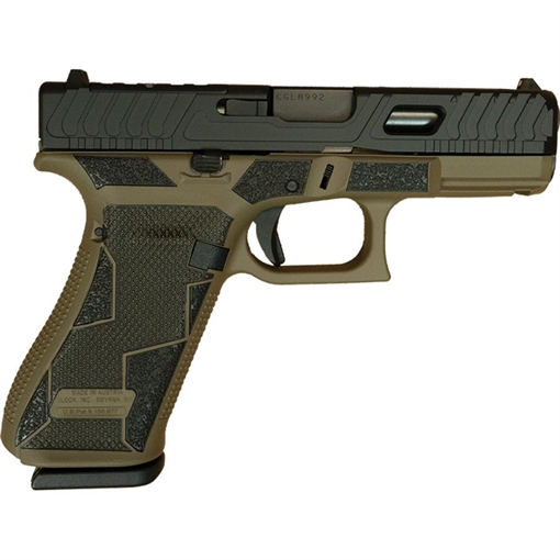 Picture of Glock V-Series Model 45 Handgun 9mm Luger 17rd Magazines (3) 3.7" Barrel Kavorka Cerakote FDE Austria PV4550206 MODKVFDEC