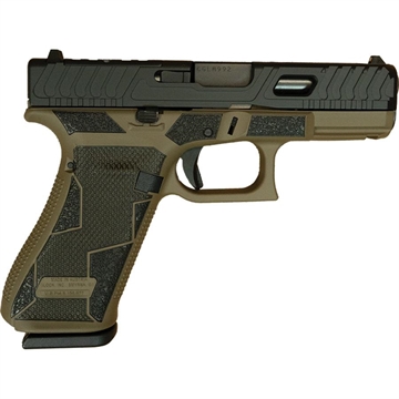 Picture of Glock V-Series Model 45 Handgun 9mm Luger 17rd Magazines (3) 3.7" Barrel Kavorka Cerakote FDE Austria PV4550206 MODKVFDEC