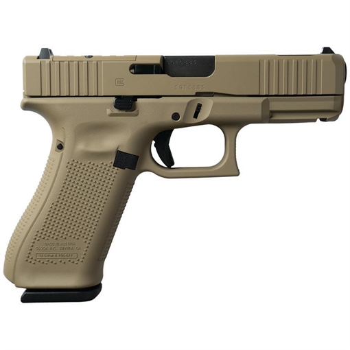 Picture of Glock V-Series Optic Ready Model 45 Handgun 9mm Luger 17rd Magazines (3) 3.7" Ported Barrel FDE Cerakote Austria PV4550204 MODFDEP