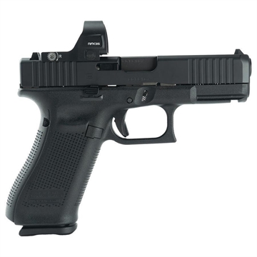 Picture of Glock V-Series Optic Ready Model 45 Handgun 9mm Luger 17rd Magazines(3) 3.7" Barrel Black Cerakote Viridian RFX35 Optic Austria PV4550203 MODVIRI