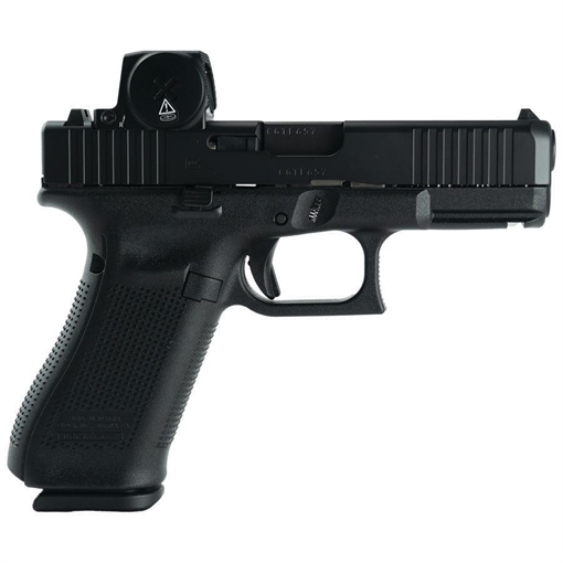 Picture of Glock V-Series Optic Ready Model 45 Handgun 9mm Luger 17rd Magazines(3) 3.7" Barrel Black Cerakote Vortex Defender Optic Austria PV4550203 MODDFEND