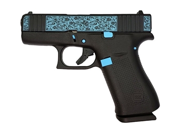 Picture of GLOCK*43X 9MM BLUE SCROLL PX4350204BS