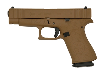 Picture of GLOCK 9MM TEXAS STIPPLE FDE PA4850204TSB