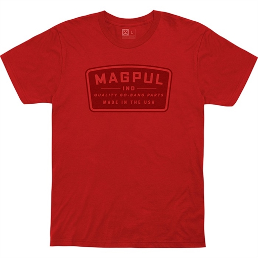 Picture of Magpul GO BANG PARTS COTTON T-SHIRT 2X-LARGE RED MAG1111-610-2XL