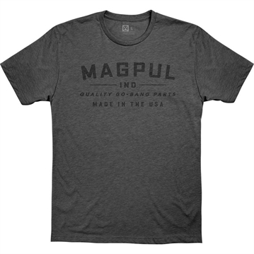 Picture of Magpul GO BANG PARTS CVC T-SHIRT SMALL CHARCOAL MAG1112-011-S
