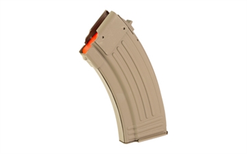 Picture of Global Ordnance Magazine, 7.62X39, 10 Rounds, 20 Round Body, Fits AK-47, FDE 810091157695