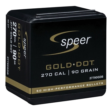 Picture of Speer Gold Dot Rifle Component Bullets .277 cal .277" 90 gr GD-SP 50/Box 27790GDB