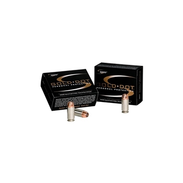 Picture of GOLD DOT AMMO 9MM LUGER +P 124GR HOLLOW POINT 23617GD
