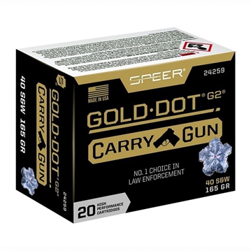 Picture of GOLD DOT CARRY GUN 40 S&W AMMO 24259 CASE -