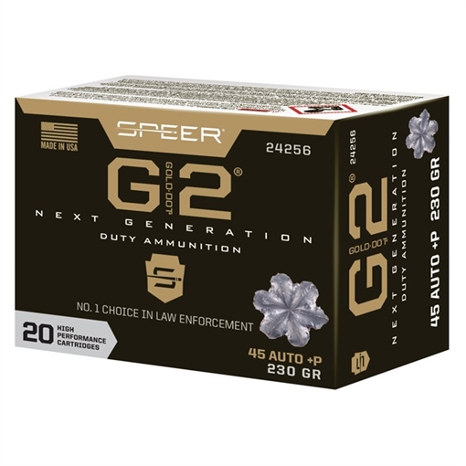 Picture of GOLD DOT G2 45 AUTO +P AMMO 24256 CASE -