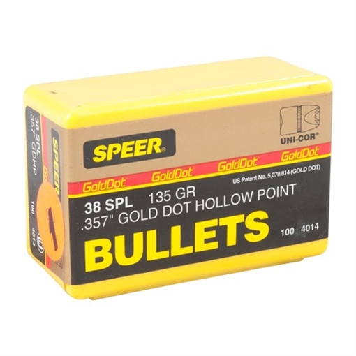 Picture of GOLD DOT SHORT BARREL PERSONAL PROTECTION HANDGUN BULLETS 4014