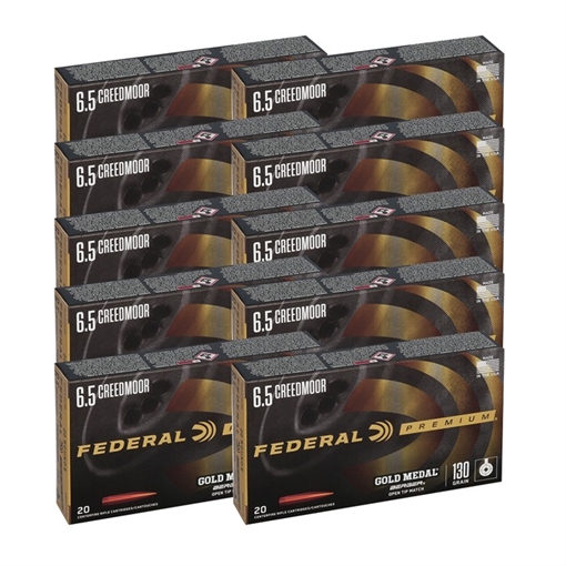 Picture of GOLD MEDAL BERGER AMMO 6.5 CREEDMOOR 130GR BERGER HYBRID OTM 105002499 -