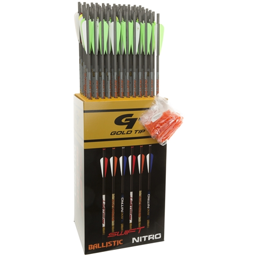 Picture of Gold Tip Gold Tip Ballistic Crossbow Bolts 20 in. 4 in. Vanes 72 pk. BA20A472
