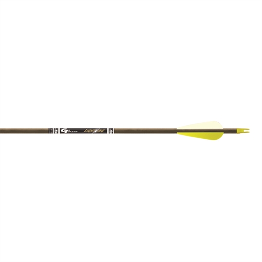 Picture of Gold Tip Gold Tip Lightning Arrows Black 2.5 in. Vanes 6 pk. LIGA256