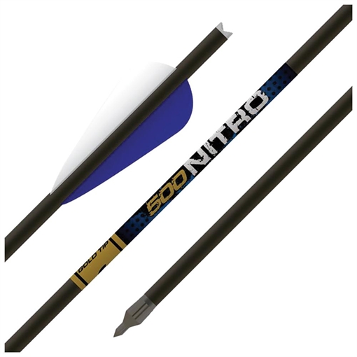 Picture of Gold Tip Nitro Crossbow Bolt 20in - Flat Nocks - 4in Duravanes - 1/2dz NI20FA46