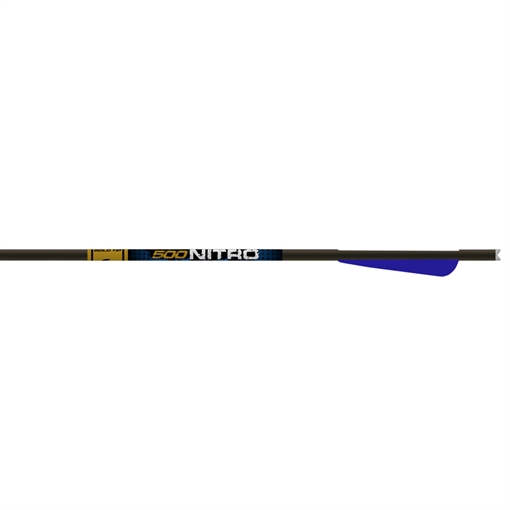 Picture of Gold Tip Nitro Crossbow Bolt 22in - Moon Nocks - 4in Duravanes - 1/2dz 6/pk NI22MA46
