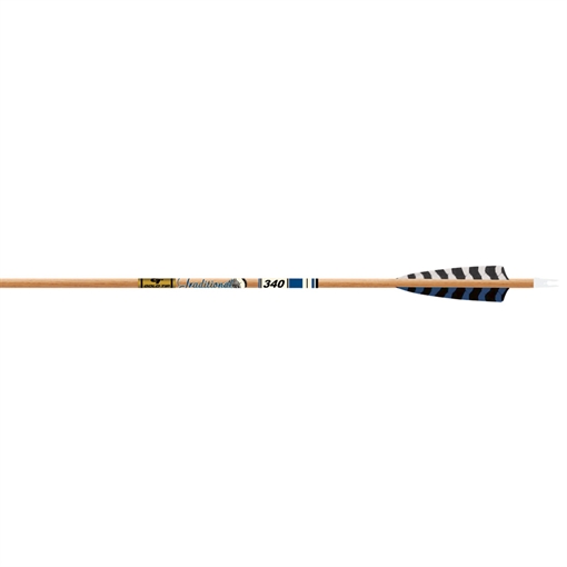 Picture of Gold Tip Traditional XT Arrows - 500 - 5" Barred Feathers - 1/2 dozen TRXT500F6