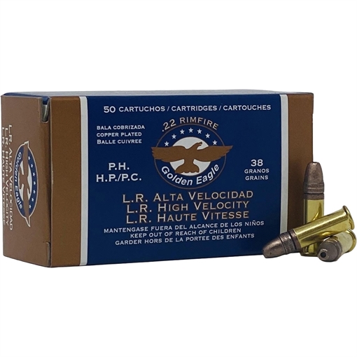 Picture of Golden Eagle Golden Eagle Rimfire Ammo 22 LR 38gr. HP 50 rd. 1B220324