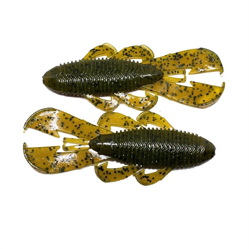 Picture of GOOGAN BAITS, LLC BUG 4" GREEN PUMPKIN 7CT GBB-GNP