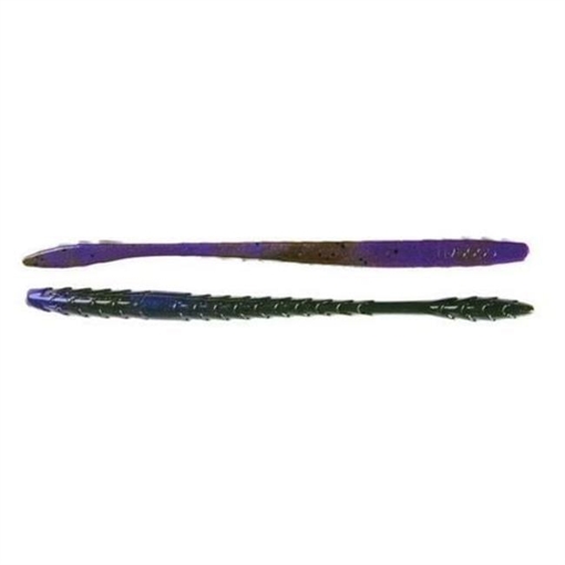 Picture of GOOGAN BAITS, LLC SHAKE 6.5" GREEN PUMPKIN PURPLE 9CT GSS-GPU