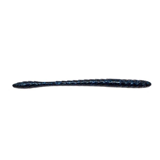 Picture of GOOGAN BAITS, LLC SHAKE WORM 8" BLACK BLUE FLAKE 7CT GSS-8-BLB