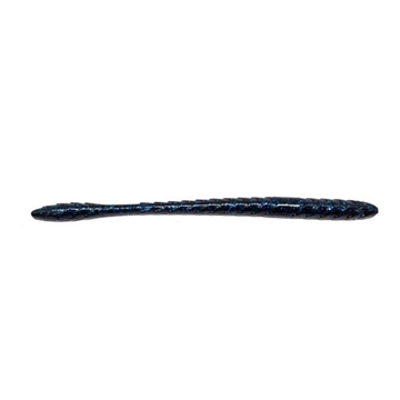 Picture of GOOGAN BAITS, LLC SHAKE WORM 8" BLACK BLUE FLAKE 7CT GSS-8-BLB