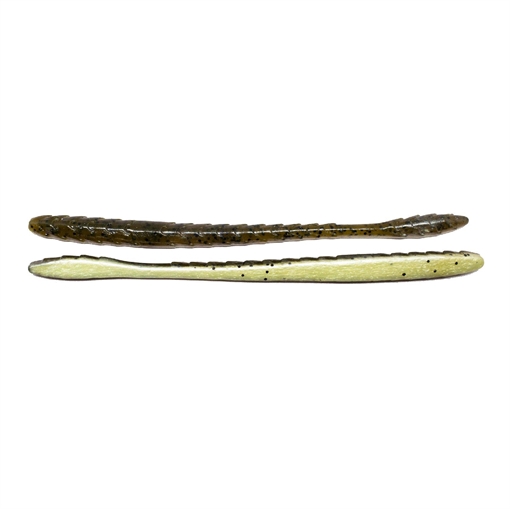 Picture of GOOGAN BAITS, LLC SHAKE WORM 6.5" GREEN PUMPKIN PEARL 9CT GSS-GPP