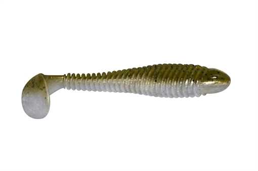 Picture of GOOGAN BAITS, LLC SWIMMER 3.8" GREEN PUMPKIN PEARL 7CT GSW-38-GPP