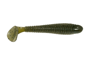 Picture of GOOGAN BAITS, LLC SWIMMER 3.8" GREEN PUMPKIN BLUE 7CT GSW-38-GPB