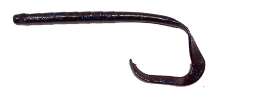 Picture of GOOGAN BAITS, LLC WORM 7.25" BLUE FLECK 8CT GMW-725-BFK