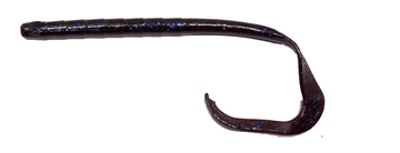 Picture of GOOGAN BAITS, LLC WORM 7.25" BLUE FLECK 8CT GMW-725-BFK