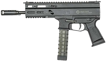 Picture of Grand Power Stribog SP9A3 9mm Luger 30+1 16" Black Barrel, Picatinny Rail Receiver & Grip 810091158005