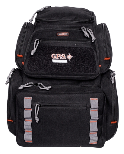 Picture of GPS Bags Pistolero Backpack Black/Gray Holds 5 Handguns 1712BPB