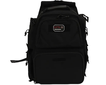 Picture of G.P.S. BAGS EXECUTIVE BACKPACK W/CRADLE FOR 5 HANDGUNS -BLACK GPS-1812BPB