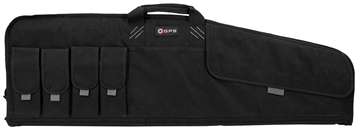 Picture of GPS Bags Single Rifle Case Black 600D Polyester w/ Mag Pouch Lockable Zippers & Fleece-Lining SRC42