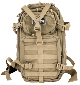 Picture of GPS Bags Tactical Bugout Bag Backpack Tan 600D Polyester 2 Handguns T1611BOB