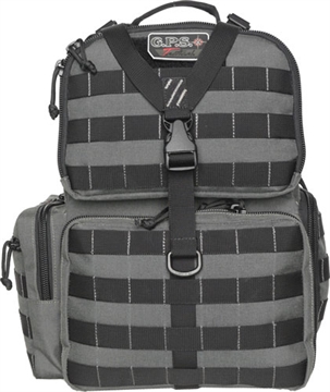 Picture of GPS TACTICAL RANGE BACKPACK W/WAIST STRAP GRAY NYLON< GPS-T1612BPG