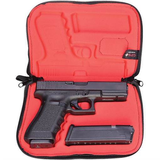 Picture of GPS Bags Custom Molded w/ Lockable Zippers Internal Mag Holder & Black Finish for 1911 & Similar Clones 908PC