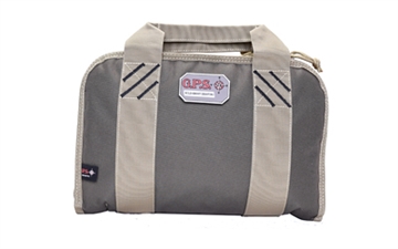 Picture of GPS Quad Handgun Range Bag with Mag Storage and Dump Cups Rifle Green and Khaki GPS-1310PCRK